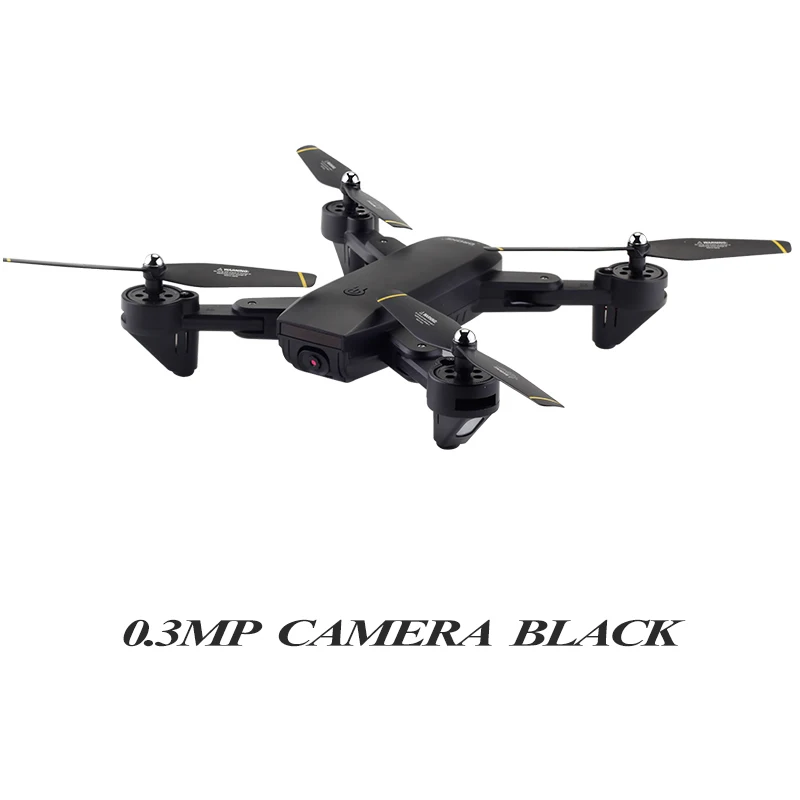 0.3mp camera black Радиоуправляемый Дрон однокнопочный возврат Радиоуправляемый вертолет оптический поток складные дроны радиоуправляемые игрушки длительный срок службы батареи HD воздушный Радиоуправляемый квадрокоптер подарок - Цвет: 0.3mp camera black