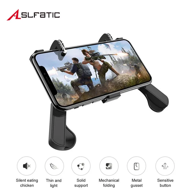 

Pubg Mobile Gamepad Phone Case Controller Trigger Free Fire Pupg Cocks Control Pugb Gaming Phone For iOS Android Smartphone