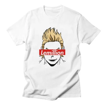 

1000000 Lemillion Anime T Shirt Ulzzang Women Female Men Femme Clothes Tshirt Funny Harajuku Summer Ulzzang T-Shirt StreetWear