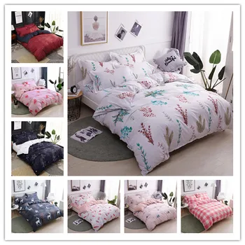 

Fashion Brief Colorful Branches Printed Bedding Set Duvet Cover Set For Kids Teens Adults
