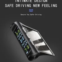 Система контроля давления в автомобильных шинах, внешний датчик, автоматическая система сигнализации, Беспроводная USB+ Солнечная зарядка