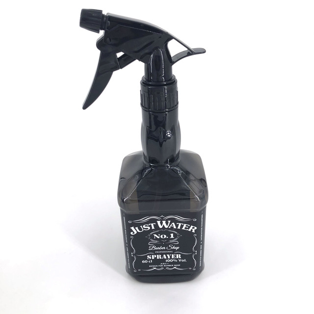 Hairdressing Spray Bottle Salon Barber Hair Tools Water Sprayer Retro Whiskey Oil Head Watering Can