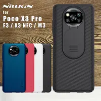 NILLKIN für Xiaomi Poco X3 Pro fall Zurück abdeckung CamShield Kamera Schutz Fall für Poco F3 X3 NFC M3