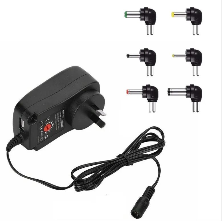 

Power supply Adapter Power Adapter kit 6x DC Tips Adjustable Switch Accessories