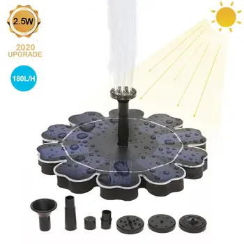 

2020 New Solar Fountain Pump Waterproof Solar Panel Water Pump Kit For Pond Pool Garden For Outdoor Garden Pond Swimming Pool