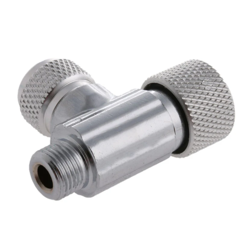 Аквариум CO2 Splitter регулятор иглы клапан давление Guage диффузор растительный бак