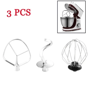 

Top Sale 3 Whisk Set Kitchen Accessories for Food Processor SM-1518N Including Whisk Kneading Hook and Whisk