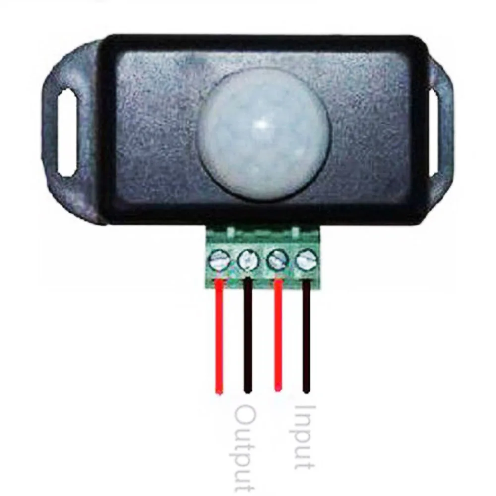 

120 Degrees Automatic DC 12V-24V 8A Infrared PIR Motion Sensor Switch for LED Light 5 ~ 8 M Infrared Motion Sensor Detector