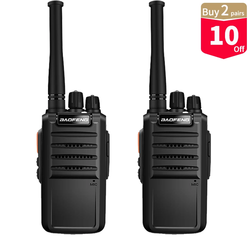 2 шт. Baofeng BF 888PLUS Nova перезаряжаемая рация дальнего радиуса действия с пружинным