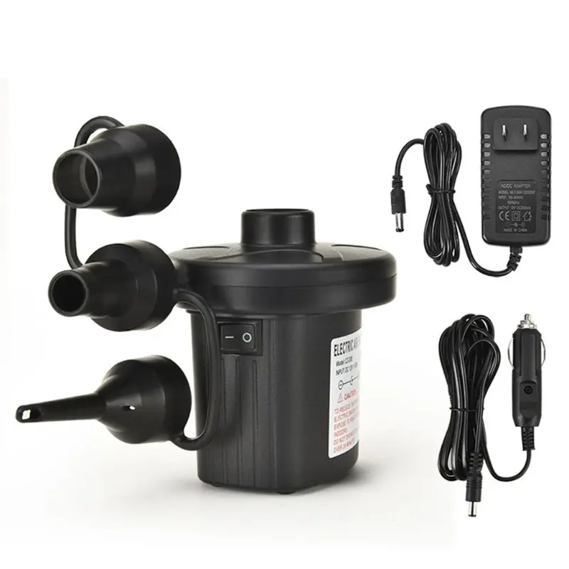 12V DC Air Pump for Electric Intex Inflatable Air Mattress Bed Boat Couch Pool Small Household 4