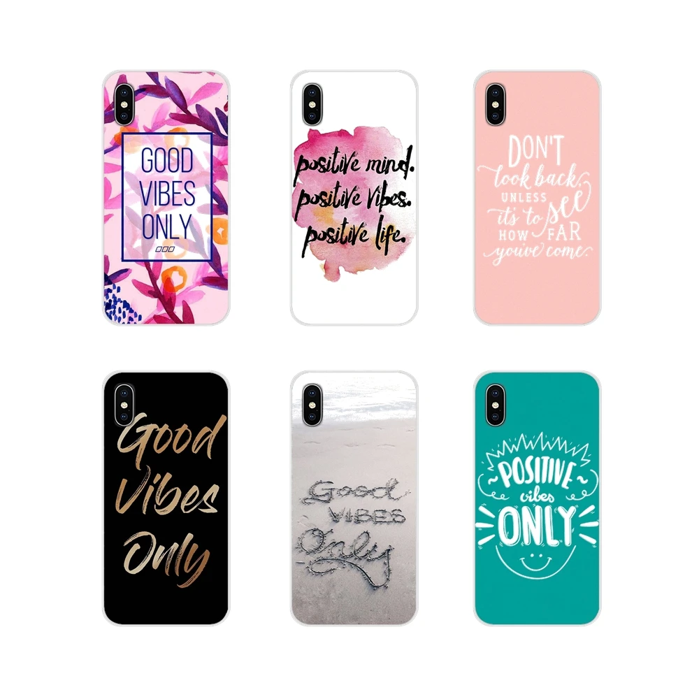 

Proverb Phrase Motto Good Vibes Only For Xiaomi Redmi 4A S2 Note 3 3S 4 4X 5 Plus 6 7 6A Pro Pocophone F1 Cell Phone Shell Cases