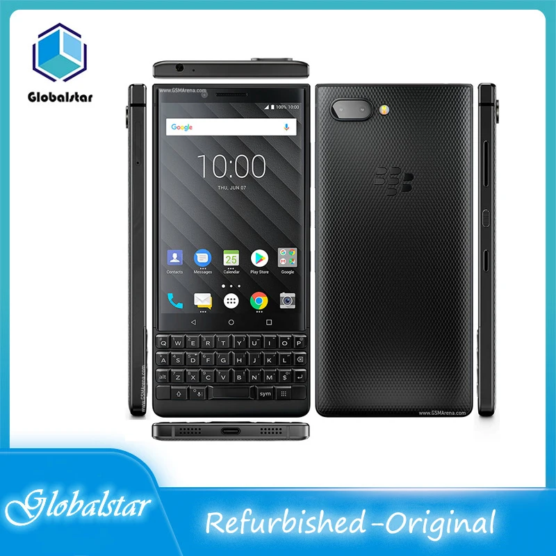 BlackBerry KEY2 Восстановленный Оригинальный разблокированный сотовый телефон 64 Гб 6 RAM