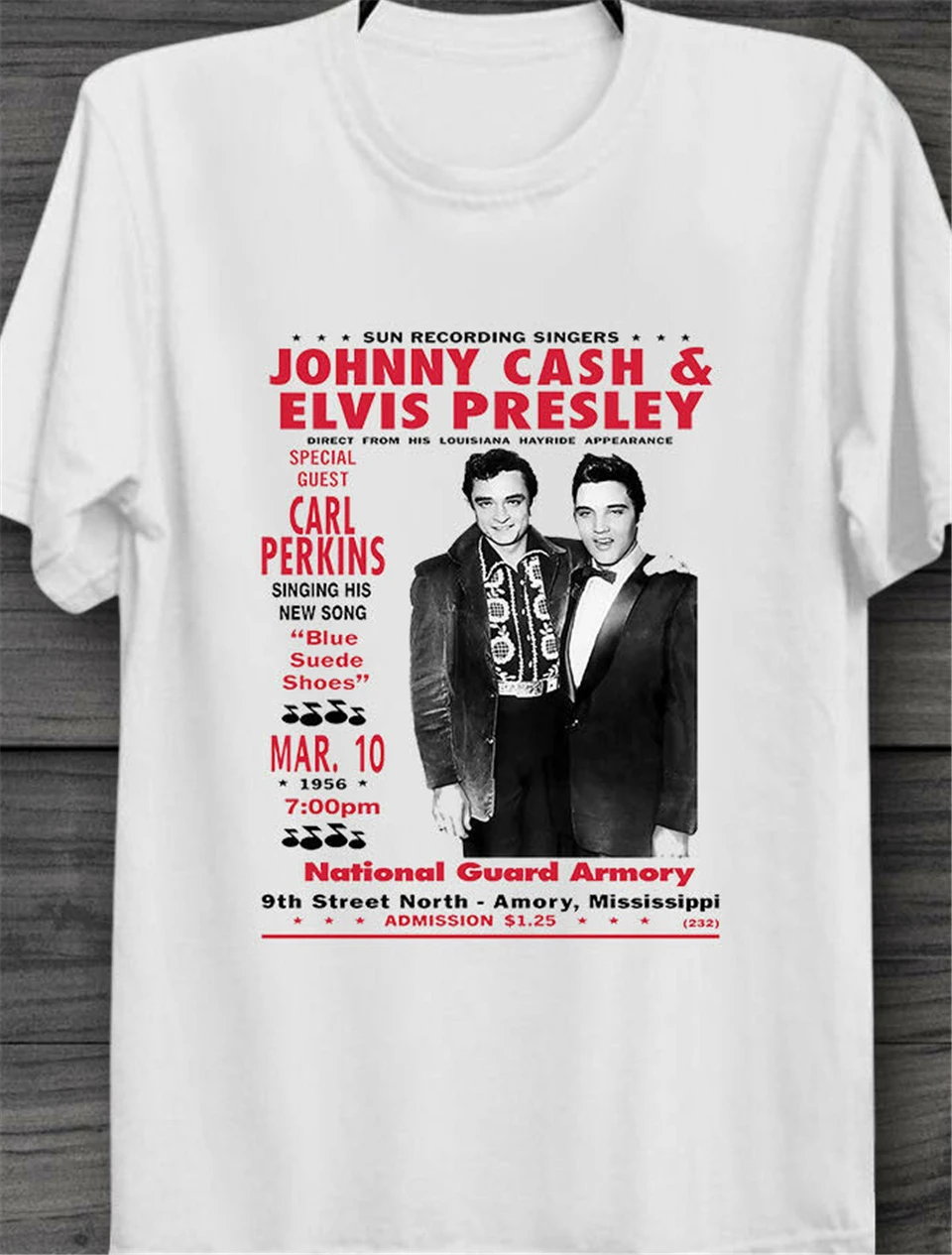 johnny cash and elvis t shirt