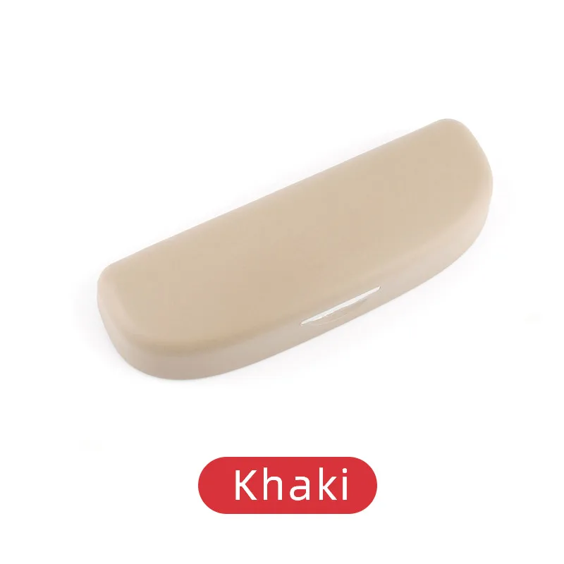 Khaki Автомобильная стойка на коробка для хранения Подставка футляр для солнцезащитных очков для ауди Audi A3 8V 8P S3 A4 B9 B8 A5 A6 C7 C8 C6 A7 A8 Q3 Q5 Q7 Sportback аксессуары - Название цвета: Khaki
