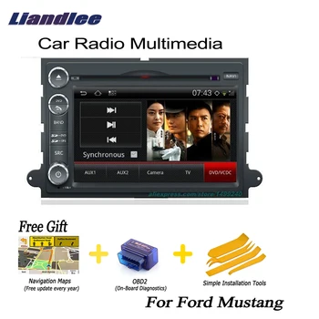 

Liandlee For Ford Mustang 2005~2009 2 din Car Android GPS Navi Navigation Radio TV CD DVD Player Audio Video Stereo OBD2