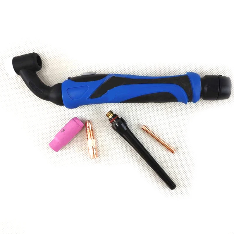 WP-26F TIG Torch Body TIG26F Argon Welding Torch Head WP26 Flex Air Cooled Gas Tungsten Arc Welding GTAW A-200 Flex Torch