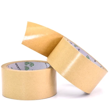 

30m Gummed Kraft Paper Tape Bundled Adhesive Paper Tapes Sealed Water Activated Carton Painting Sticker For Packaging Tools