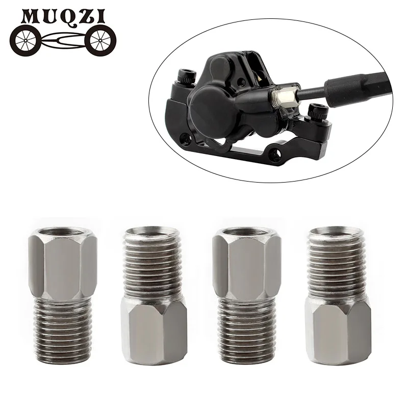 Muqzi 5pcs Bicycle Brake Housing Screw Hydraulic Disc Brake Oil Tube