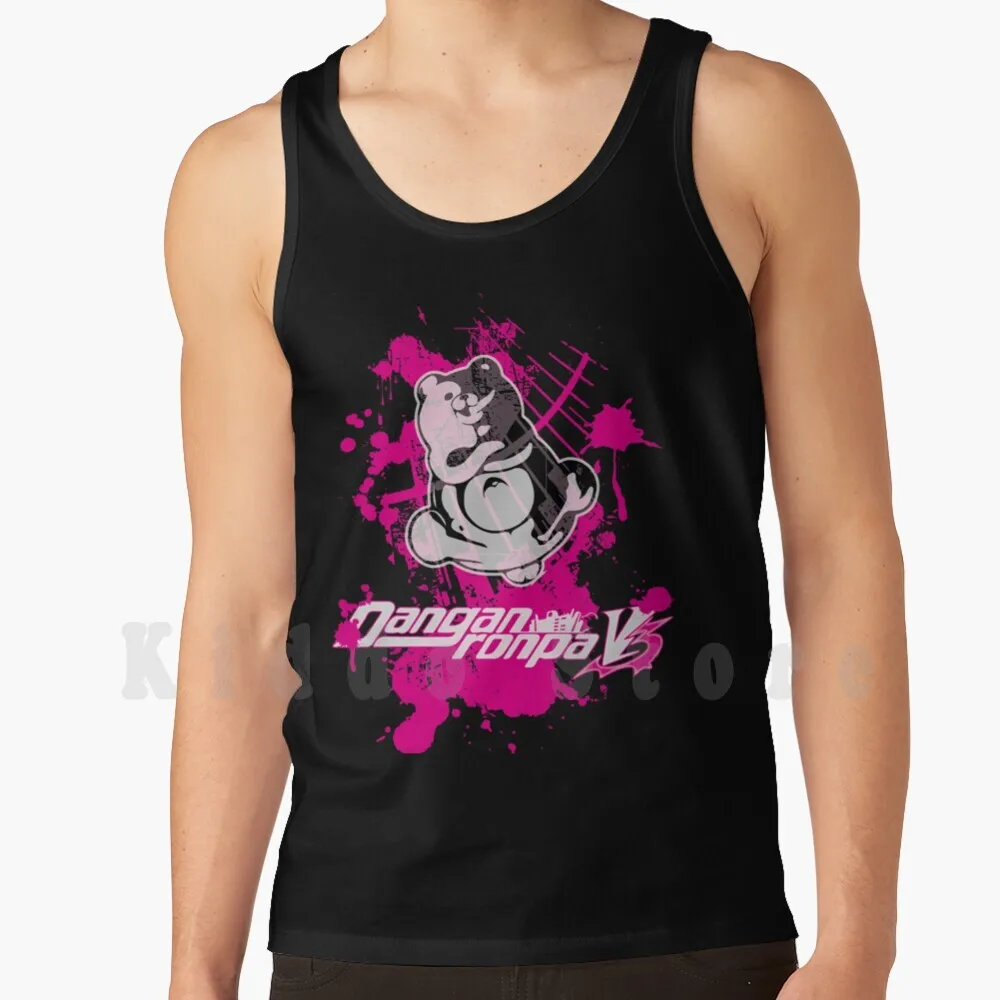 

Danganronpa V3 tank tops vest 100% Cotton Danganronpa Dangan Ronpa V3 Monokuma Hope Despair