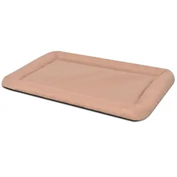 

Beige Dog Mattress Portable Fabric coated in PU Oxford Water Repellent Durable Indoor Or Outdoor Use Household for Small Pets