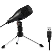 Cardioid Directional Condenser Microphone for Youtube Broadcast Gaming Usb Microphone for Computer Recording Mic with Stand 1set usb computer microphone phone condenser mic with acoustic filter stand holder for broadcast online chatting