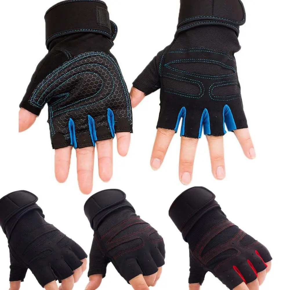 Men's Fitness Exercise Workout Weight Lifting Sport Gloves Gym Training Women 