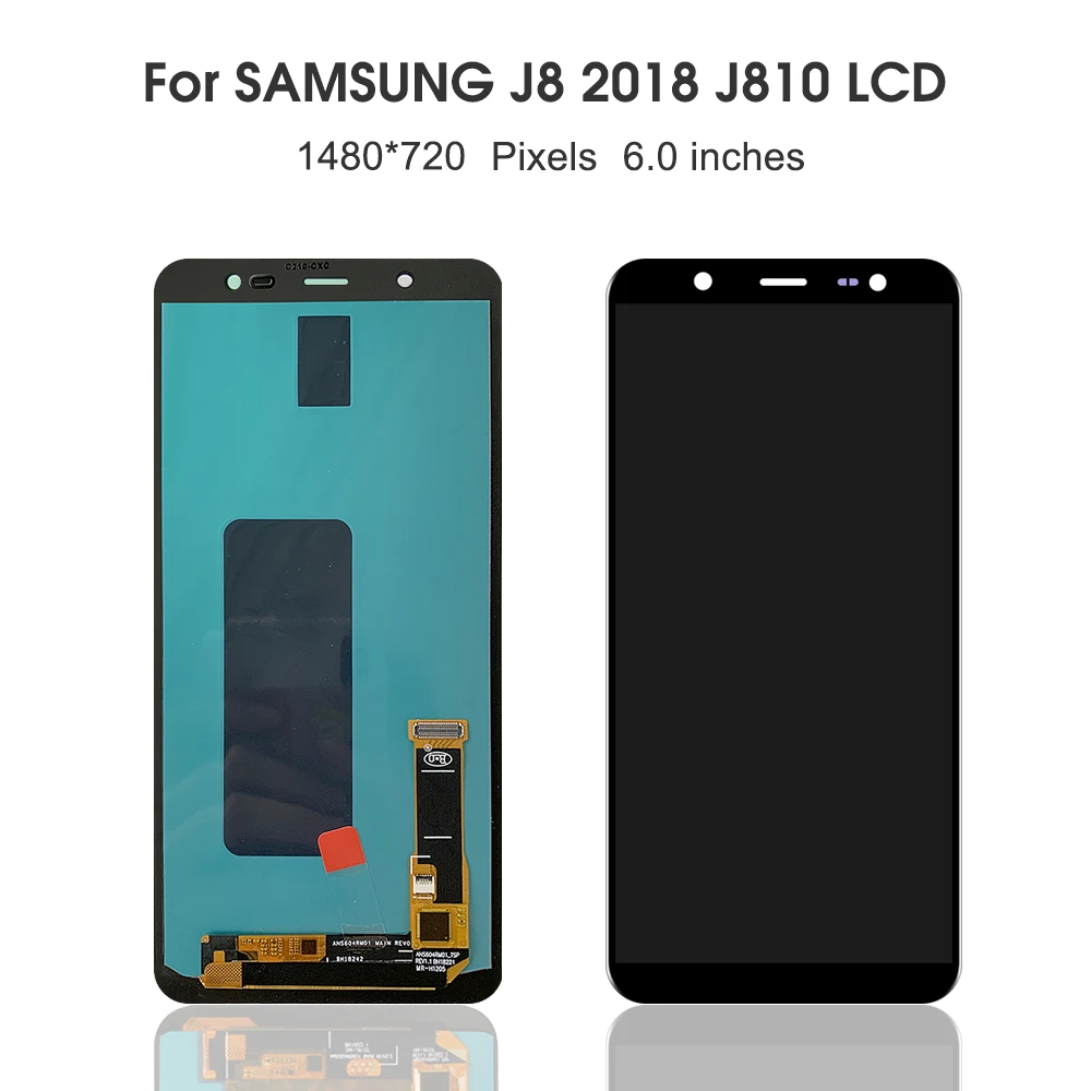 6 0 ''оригинальный J810F ЖК дисплей для SAMSUNG Galaxy J8 2018 сенсорный экран запасные