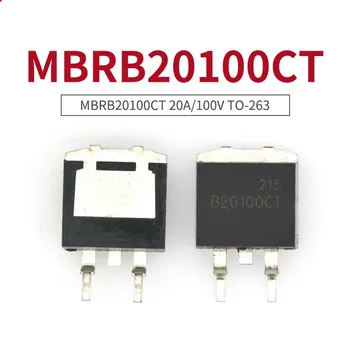 

10pcs/lot B20100 MBRB20100 SMD MBRB20100CT Schottky rectifiers TO263 package