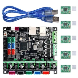 Kit de bricolage carte d'entraînement l contrôleur d'imprimante 3D MKS GEN rampes 1.4/Mega2560 TMC 2208/2209TMC2100 carte d'extension V1.0, pilote de moteur 