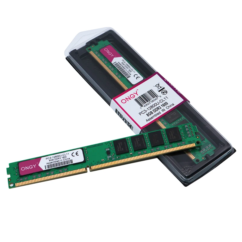 ONGY Ram DDR3 2 GB 4 8 1600 MHz 800 mhz настольная память 240pin 1 5 V DIMM Компьютерная оперативная ddr 3