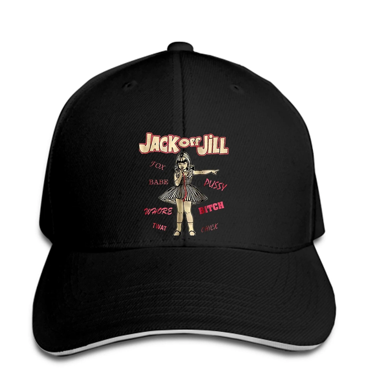 Бейсболка VTG Jack Off Jill1994 никогда не носится! Nin Мэрилин Мэнсон Репринт snapback шляпа остроконечная