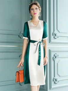 TESSCARA Women Spring Summer Elegant Chiffon Dress Shirt High Quality Office Cocktail Party Robe Femme Ruffle Designer Vestidos