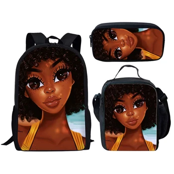 

Kids Backpacks Student School Backpack African Girl Designer Bagpack Primary School Book Bags for Teenage Girls Boys