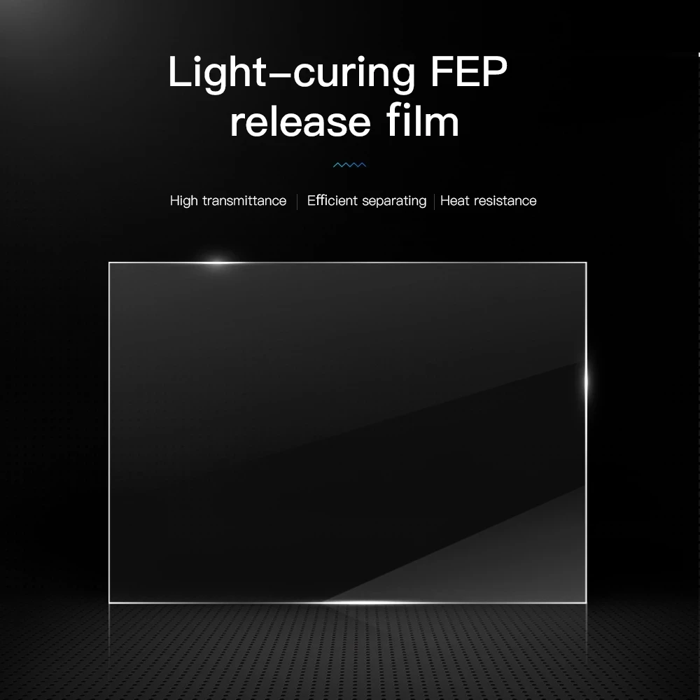 SLA FEP 릴리스 필름, CREALITY Halot SKY LD-006 또는 기타 적합한 크기의 수지 프린터용 3D 프린터 부품, 5 개/로트, 260*200*0.15mm