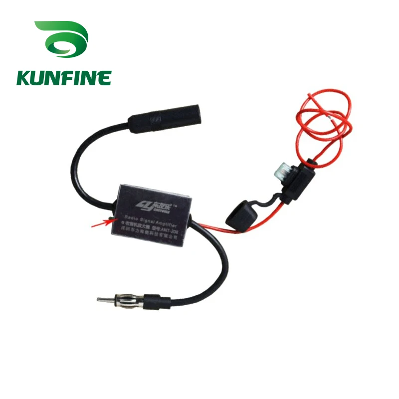 Universal 12V 24V Car Truck Radio FM Antenna Signal Booster Amplifier for Marine Car Vehicle Boat RV  Signal Antenna Enhance (8)