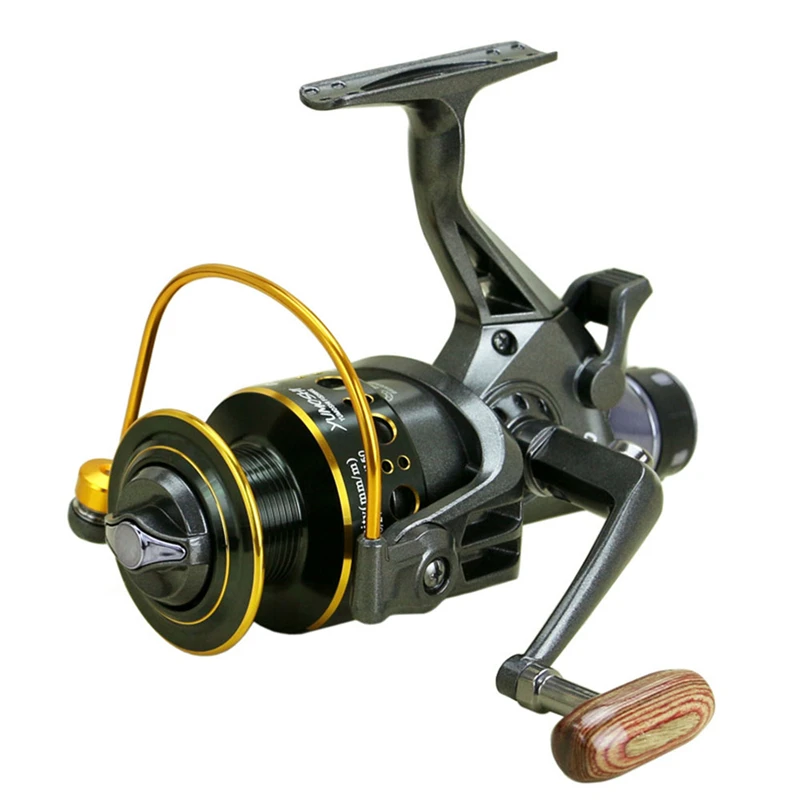 YUMOSHI 11 BB Double Brake Design Fishing Reel Super Strong Carp Fishing Feeder Spinning Wheel Type Fishing Wheel