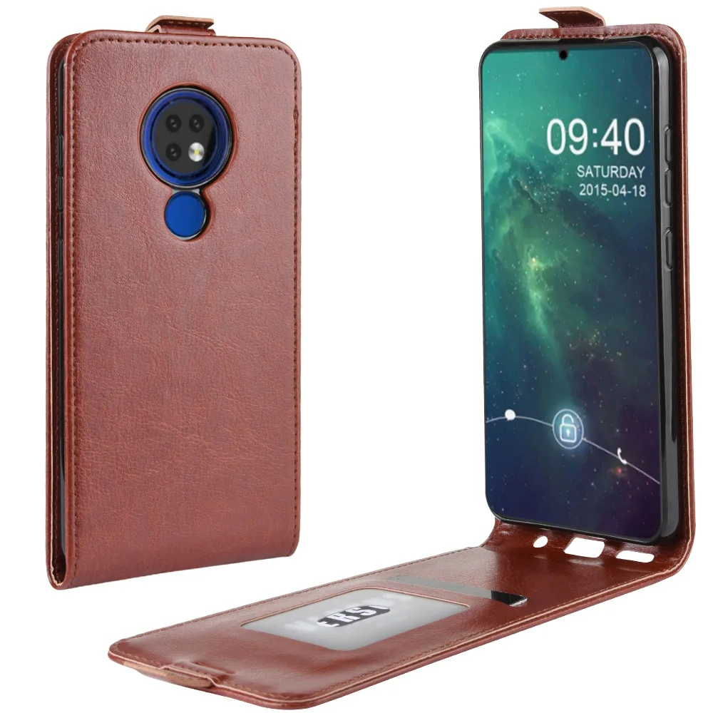 Чехол для Nokia 6 2 чехол из искусственной кожи с магнитной застежкой кобура