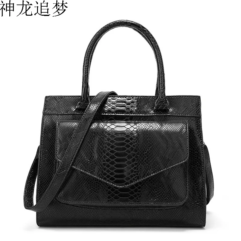 

European and American Brand purse women's bag crocodile pattern PU leather fashion totes bag handbag shoulder bag Messenger bag