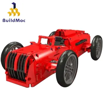 

Red Technic Racing Car Power Motor Building Blocks Super Sports Racer Remote Control Vehicle Bricks Children Toys Gifts