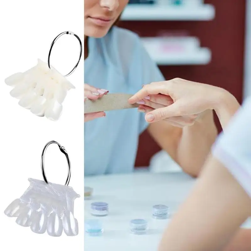 

Nail Art Board Crown Shaped Color Gel Polish Practice Display Showing Card image board die nail tool