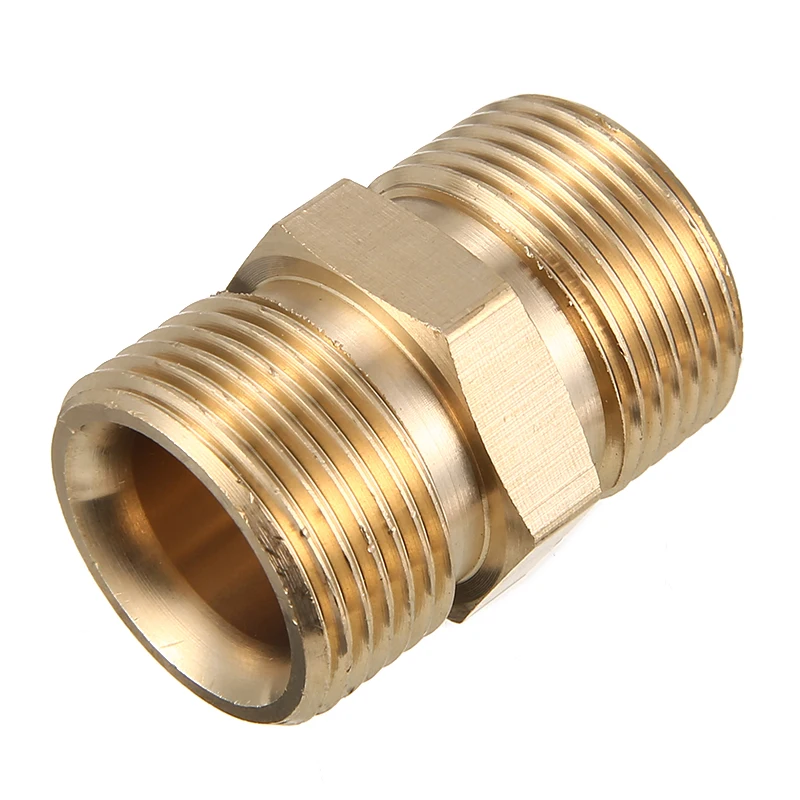 M22/14mm To Male Adaptor Pressure Power Washer Pump Hose Outlet Adaptor