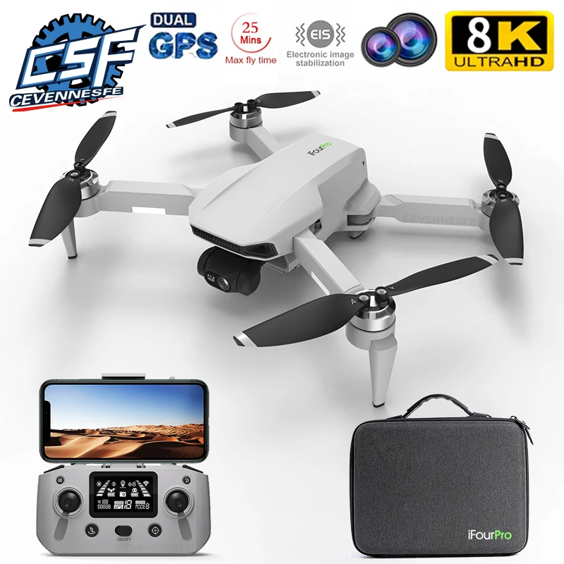 2021 Новый Дрон 3-осевой шарнирный профессиональный 8K GPS 5G FPV 3 километра 25 минут