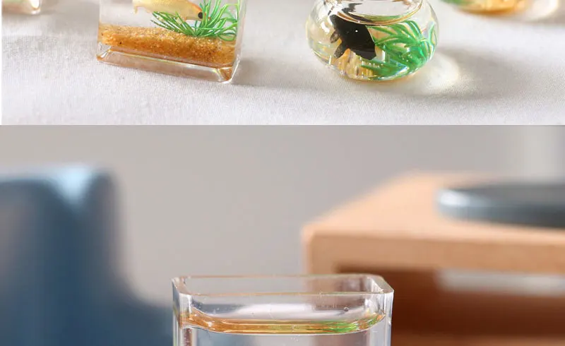 1PC Dollhouse Miniature Glass Fish Tank Bowl Doll House Ornament Model Toys Dolls Accessories For Barbie House Blyth Bjd OB11 1PC Dollhouse Miniature Glass Fish Tank Bowl Doll House Ornament Model Toys Dolls Accessories For Barbie House Blyth Bjd OB11