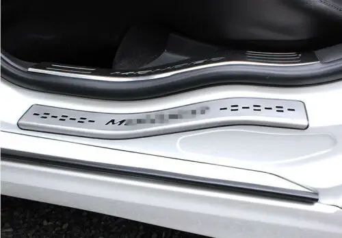 Защитный чехол-накладка на порог из нержавеющей стали 4 шт. для Ford Mondeo Fusion 2013-15