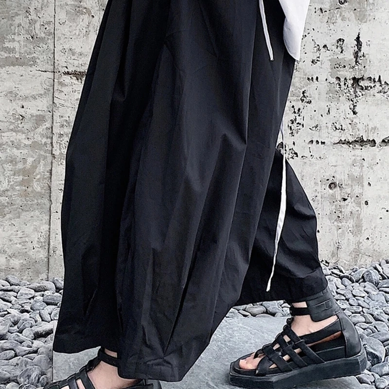 Men's Wide-Leg Pants Spring/Summer New Dark Department Yamamoto Style Couples With The Same Casual Loose Oversized Pants