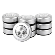 Светодиодная подсветка под шкаф с клейкой наклейкой Беспроводная настенная лампа шкаф ящик шкаф спальня кухня ночной Светильник