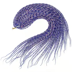 Омбре красочные плетеные волосы Сенегальские твист вязание крючком волосы 24 дюймов наращивание синтетические крючком косы серый блонд