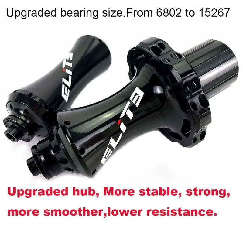 Tanie Elite SLR węgla szosowe koło rowerowe prosto ciągnąć niska oporność ceramiczne piasty 25 27mm szerszy Tubular Clincher bezdętkowe 700c koła