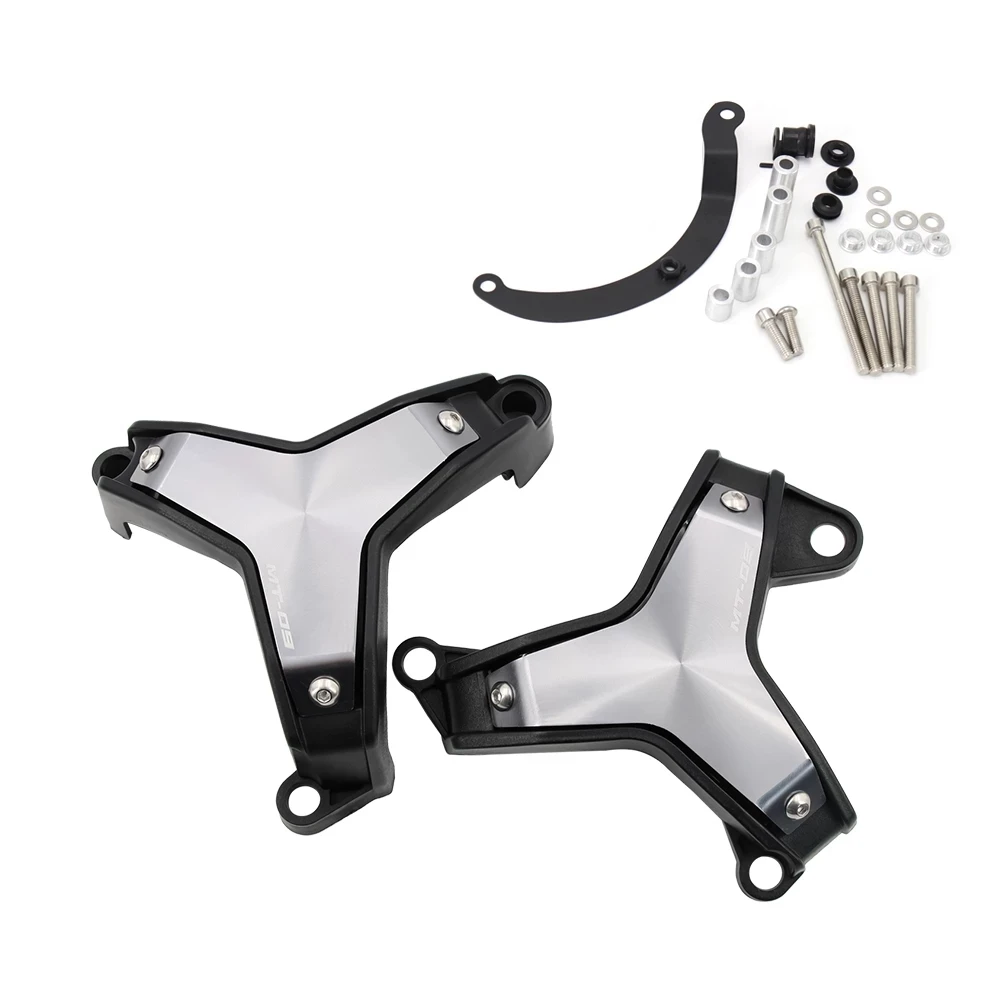 New motorcycle parts engine side shields are suitable for Yamaha MT-09 MT09 MT 09 2021 to protect the slider bumper2021 NEW Motorcycle Parts For Yamaha MT-09 MT09 2021 Side Engine Guard Protection Sliders Crash Pads license plate frames custom Body & Frame Parts