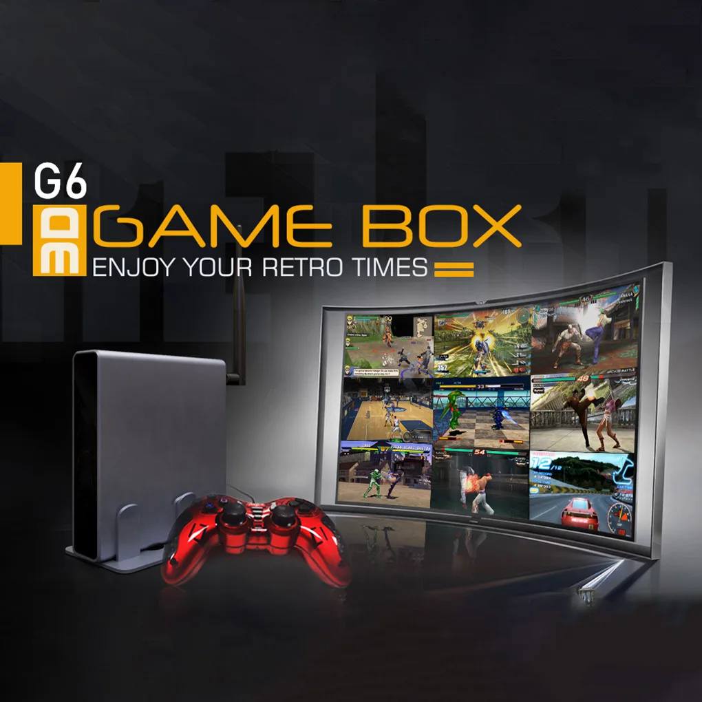  HD TV Gaming Host 3D Video Game Console Machine Build-In 2323 Games Gamepad 32GB TF Card